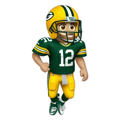 packers quarterback Aaron Rodgers sticker