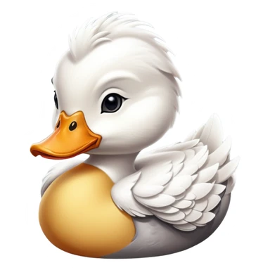 A very ugly duckling that is buff sticker
