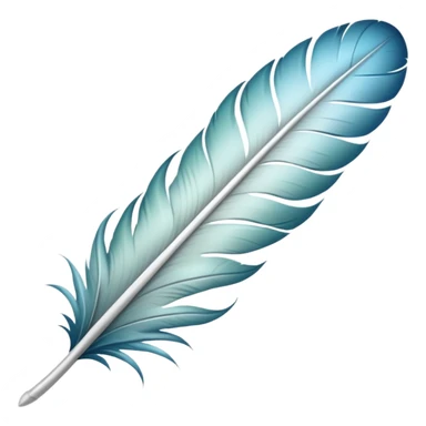
Feather with Kori pattern sticker