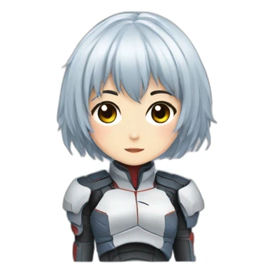 rei ayanami emoji Chibi sticker