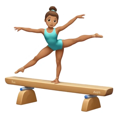Gymnastics sticker