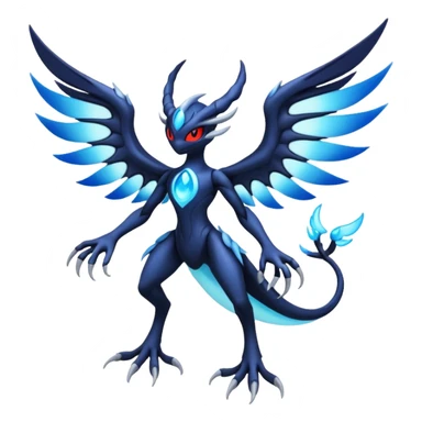 Yveltal-Lunala-Fakémon-hybrid-creature (full body)  sticker