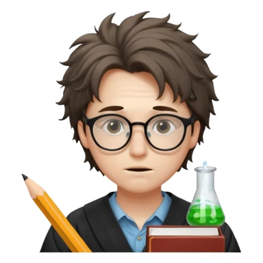 a very exhausted graduate student studying statistical physics sticker