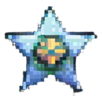 Sheriff-style star badge with MODERATOR text sticker