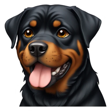 rottweiler dog sticker