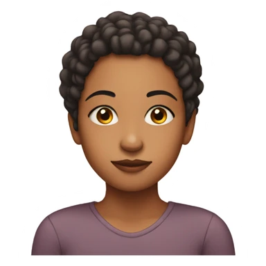 Mixed girl side eye  sticker