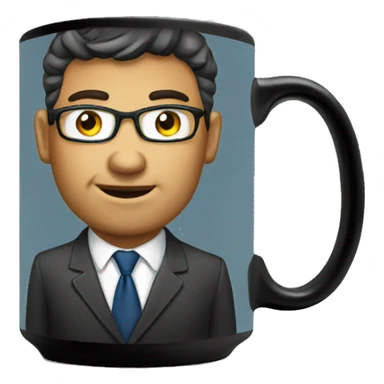 world best boss mug sticker