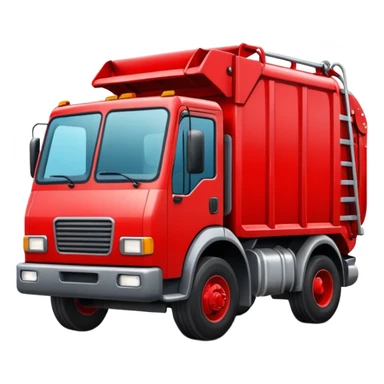 garbage truck italy sticker