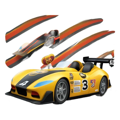 derby racecar sticker