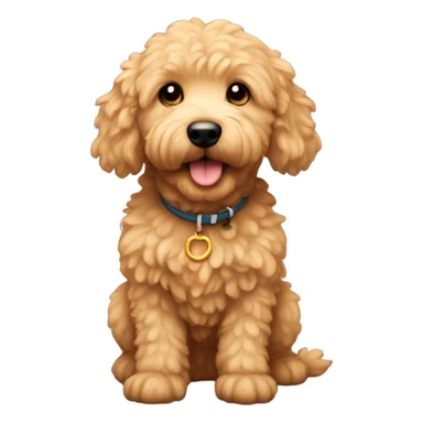 Mini golden doodle  sticker