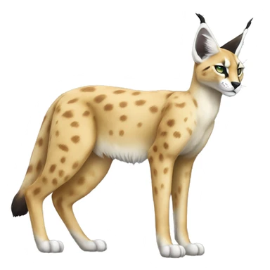 Sergal-Serval-Caracal-Vernid full body sticker