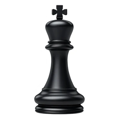 black chess pieces, queen pieces sticker