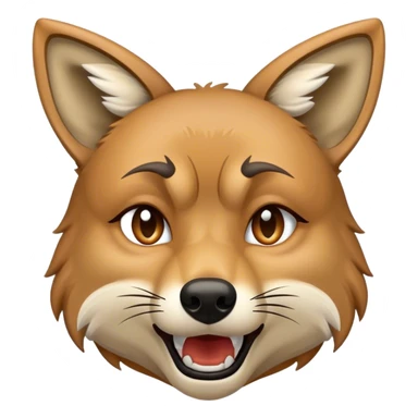 Coyote crying tears sticker