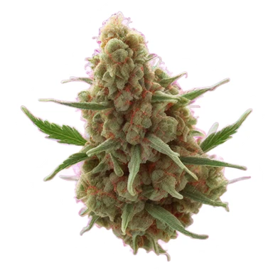 Hot pink weed nug  sticker