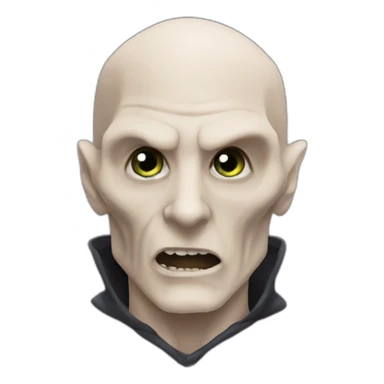Voldemort con pulgar hacia arriba sticker