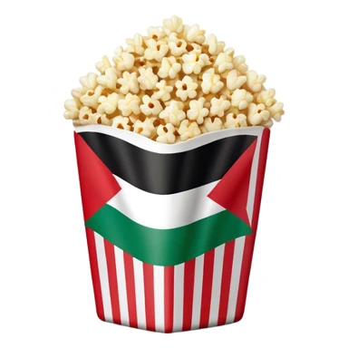 Create a flag of Palestine on pop sticker