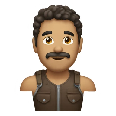 persona castaña sticker