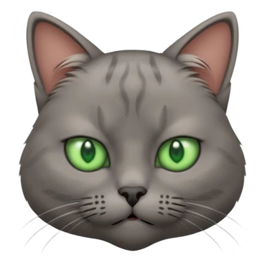 Cat looking annoyed sticker