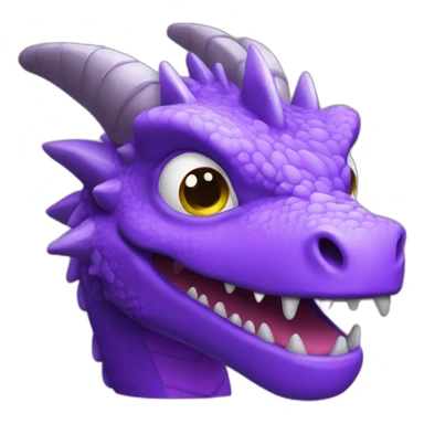 gragon purple sticker