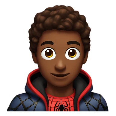 Spiderman miles morales sticker