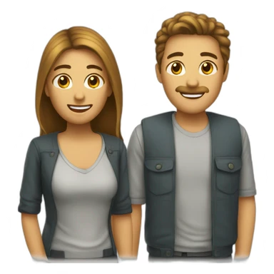 Chat avec deux tête sticker