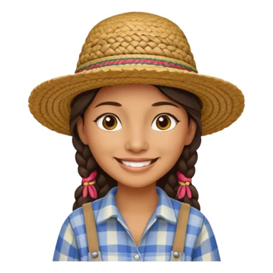 indigenous female farmer sticker