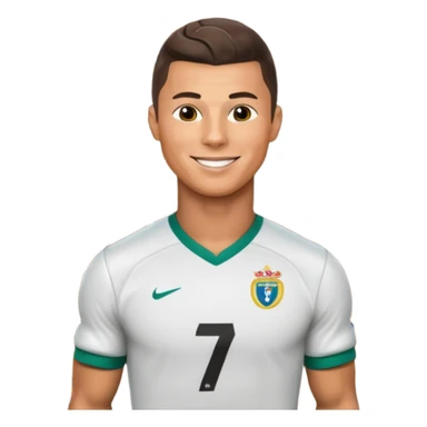 Cristiano Ronaldo football emojis sticker