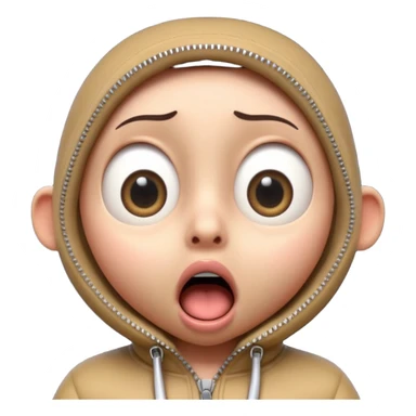 3D cartoon character, shocked expression, mouth closed with zipper, big eyes, dramatic lighting, dark gradient background, viral youtube thumbnail, ultra detailed, 4k, high quality, sharp focus, 16:9

b sticker