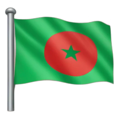 Western sahara flag sticker