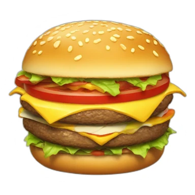 Dracofeu qui mange un burger sticker