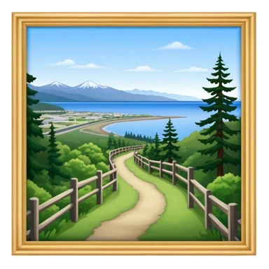 Port Angeles Washington no border walking trail sticker