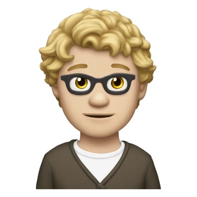 evan peters as pelice bear  sticker