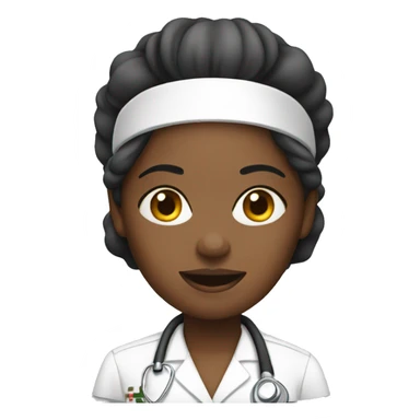 black nurse driving  sticker