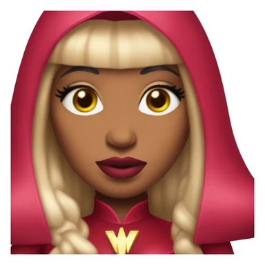 Nicki minaj in a scarlet witch outfit sticker