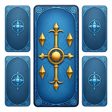 tarot cards back side sticker