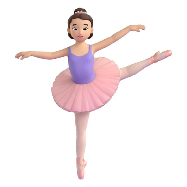 girl doing ballet sticker