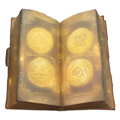 magical astral book sticker