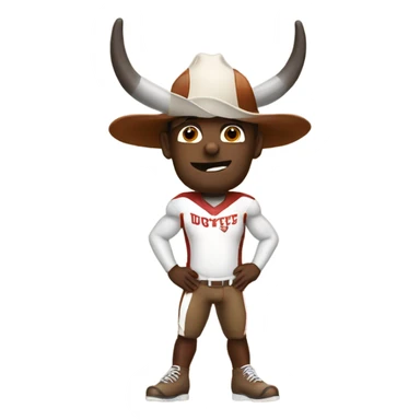 Buckeye standing on longhorns sticker
