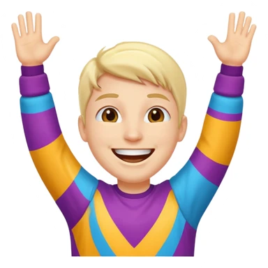 the word "Rabea!" and a cheering smiley sticker