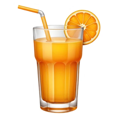 orange juice love sticker