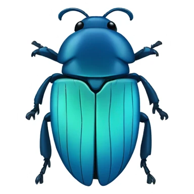 blue bettle DC sticker