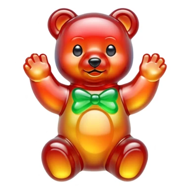 Crystallized Gummybear sticker