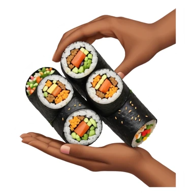 vegan kimbap sticker