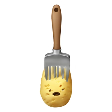 Mash potato smasher utensil sticker