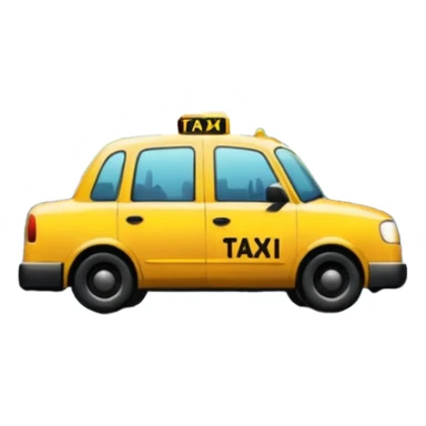 City Rain Scenes, Taxi reflection + puddle. sticker