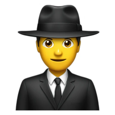 Black hat cyber security expert sticker