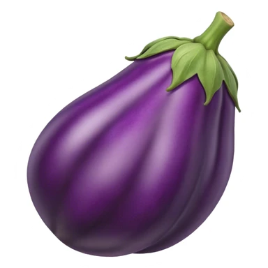 A eggplant with veins sticker
