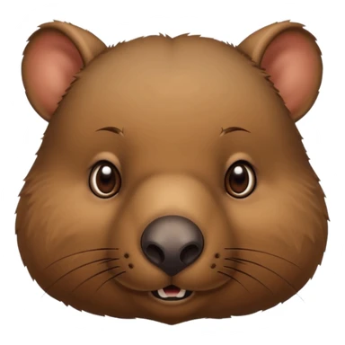 Wombat’s face sticker