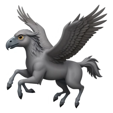 harry potter riding buckbeak sticker