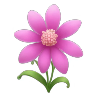 pink,flower,magical sticker